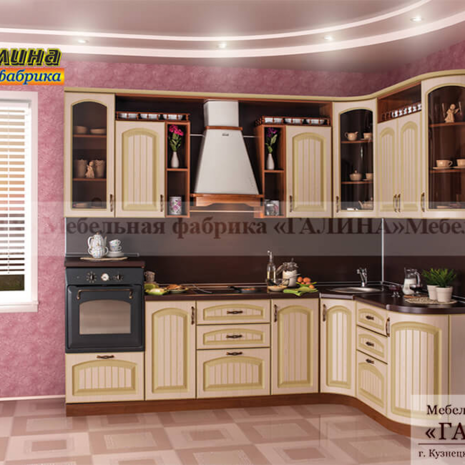 Кухонный гарнитур Патина 006